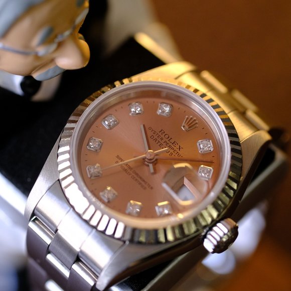 Rolex Datejust 69174 Salmon Diamond Dial 26mm - Picture 5 of 6